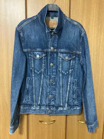 AMERICAN EAGLE 다크 블루 데님 자켓