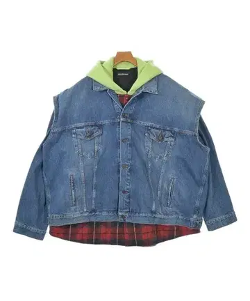 BALENCIAGA 데님 자켓 남성용