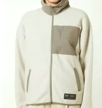 [ 새상품 ] 언더아머 여성용 플리스 자켓 베이지 S