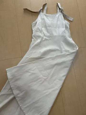 archives 화이트 데님 원피스