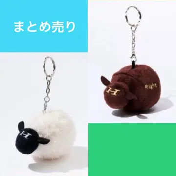 양문학 봉제 인형 키링 히츠지짱 인형 이마코코 브라운 화이트