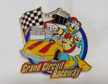디즈니랜드 그랜드 서킷 레이스웨이 핀 배지
