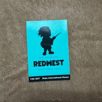 아카니시 진 REDWEST 업그레이드 혜택 스티커 10월 13일 고베