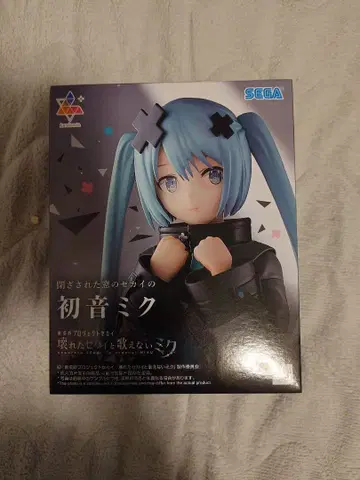 닫힌 창문의 세계의 미쿠 피규어