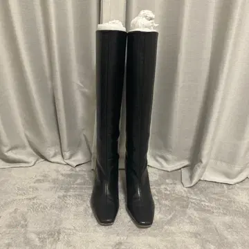 FRAY I.D 블랙 롱 부츠