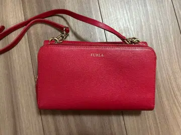 FURLA 리바 RIVA 3way 숄더백 지갑 빨간색
