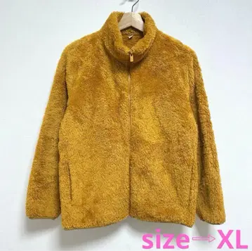 UNIQLO 유니클로 여성용 퍼 리프 플리스 풀집 자켓 XL