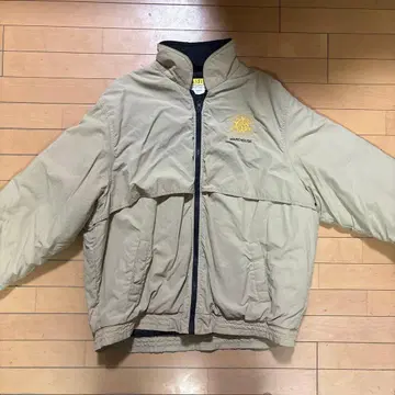 made in USA 베이지 집업 점퍼