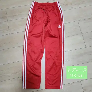 새상품급 adidas 트랙 팬츠 빨간색 여성용 M