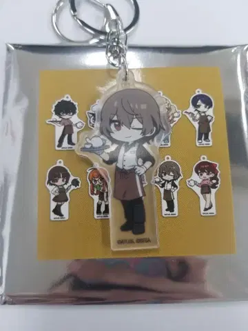 한국 한정 페르소나 5 애니플러스 콜라보 아크릴 키링 아케치 고로