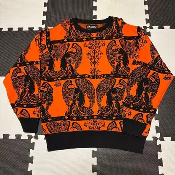 GX1000 니트 스웨터 오렌지 L