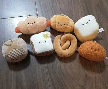 닛코리노 빵 봉제 인형 2 빵 봉제 인형 3 퀄리아 세트