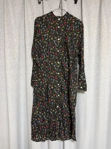 BEAMS BOY 리버티 프린트 셔츠 원피스 긴팔