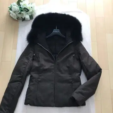 [ 새상품급 ] FOXEY 폭시 2way 자수 다운 자켓 코트