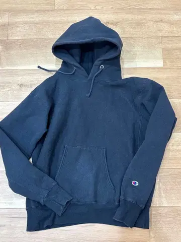 사이즈 XL 챔피온 빨간색 택 미국제 후드티 네이비
