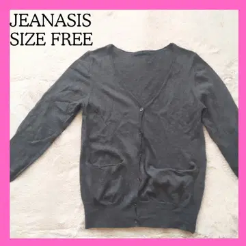 울 100% JEANASIS 지나시스 여성용 가디건