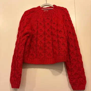 SALON 손뜨개질풍 케이블 니트