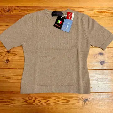 캐시미어 100% 반팔 스웨터 새상품