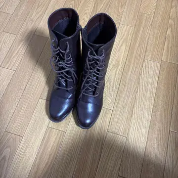 졸업식 레이스업 부츠