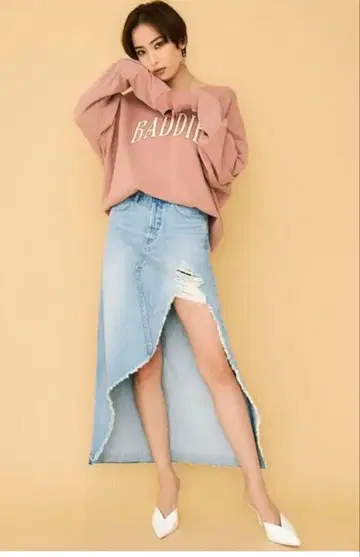 GYDA 아지메 롱 스커트 라이크 숏 팬츠