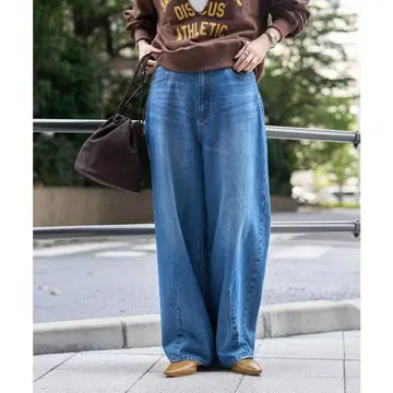 coen 커브 데님 팬츠