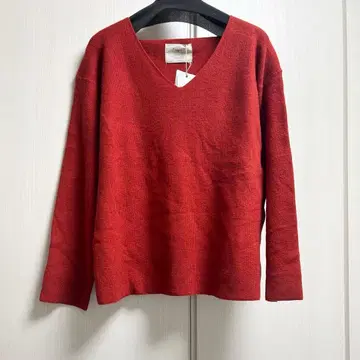 새상품 편직 V넥 니트