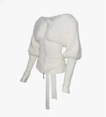 THEREDTHREAD S contrast zip knit