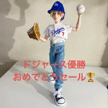 BTS 마텔 인형 의류 다저스 우승 테테 5종 세트