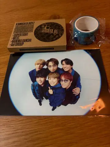 KAMIGATA BOYZ 포토 카드 & 마스킹 테이프 세트