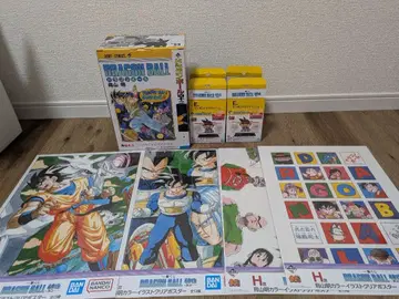 제일복권 드래곤볼 B상 E상 4개 포스터 4장