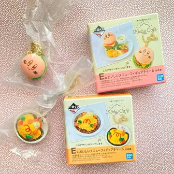 커비 제일복권 맛있는 메뉴 피규어 참 커비 와돌디