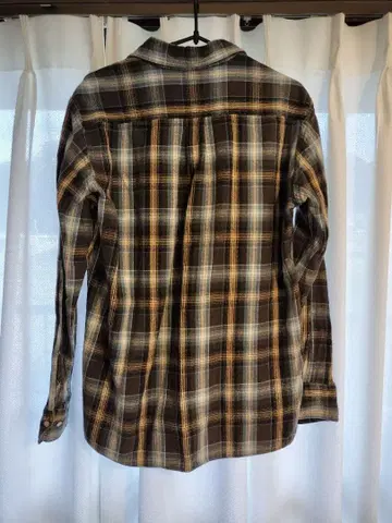 UNITED ARROWS 블루 계열 체크 플란넬 셔츠 M