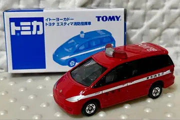 이토요카도 한정판 토미카 도요타 에스티마 소방 지휘차 박스 포함