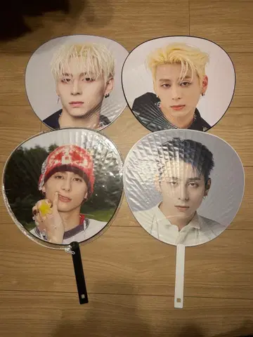아이돌 부채 4개 세트