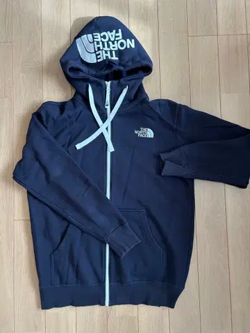 THE NORTH FACE 스웨트 후드 집업 로고 프린트