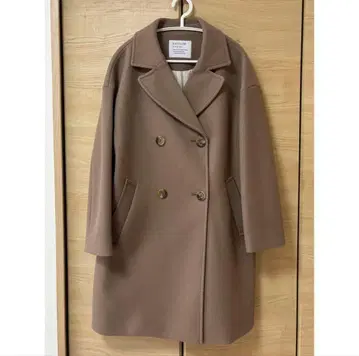 [ 2회 착용 ] BAYFLOW 울리 테크 체스터 코트 모카 브라운 계열