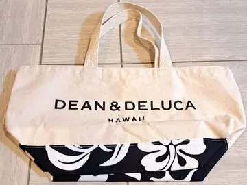 미사용 새상품 딘앤델루카 하와이 한정판 하이비스커스 패턴 토트백