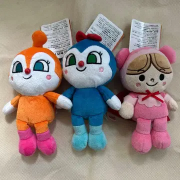 호빵맨 프리티 비즈 봉제 인형 짤랑이 코킨짱 아기빵맨