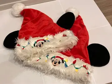 도쿄 디즈니 리조트 미키 산타클로스 모자 크리스마스