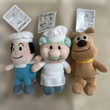 호빵맨 잼 아저씨 치즈 바타코 씨 쁘띠콩 봉제 인형