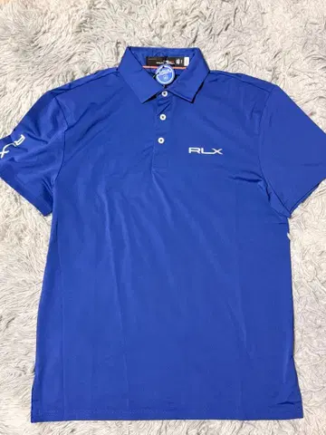 RLX 흡한속건 피케 셔츠 파랑