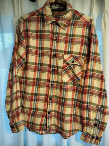 URBAN RESEARCH DOORS 체크 무늬 플란넬 셔츠