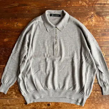 mizuiroind 라이트 그레이 니트 미즈이로 인드