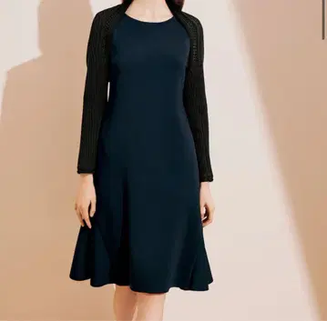 FOXEY 45009 KNIT DRESS 'BLOSSOM' 네이비 40