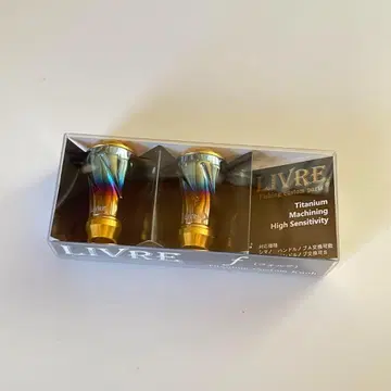 포르테 2개 파이어 골드 리브 핸들 노브