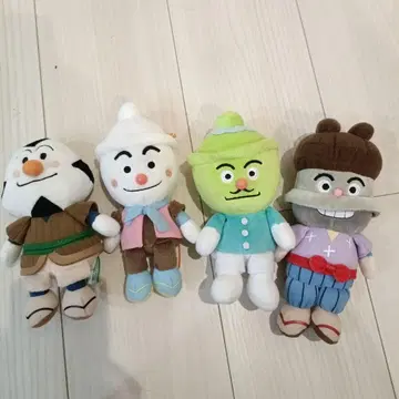 호빵맨 봉제 인형 4개 세트