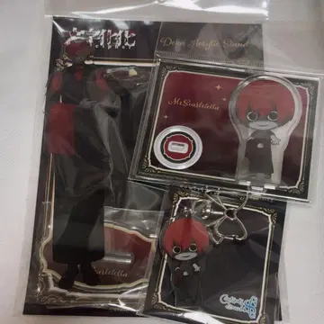 문자화 THE 아크릴 스탠드 미니 아크릴 스탠드 키링 빨간 머리 남자