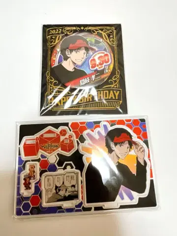 새상품 월드 트리거 오키 코지 점프샵 아크릴 스탠드 캔뱃지