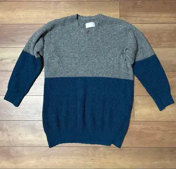 TROVE 트로우브 니트 그레이 블루 studious