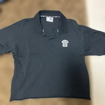 Aape M 사이즈 블랙 피케 셔츠